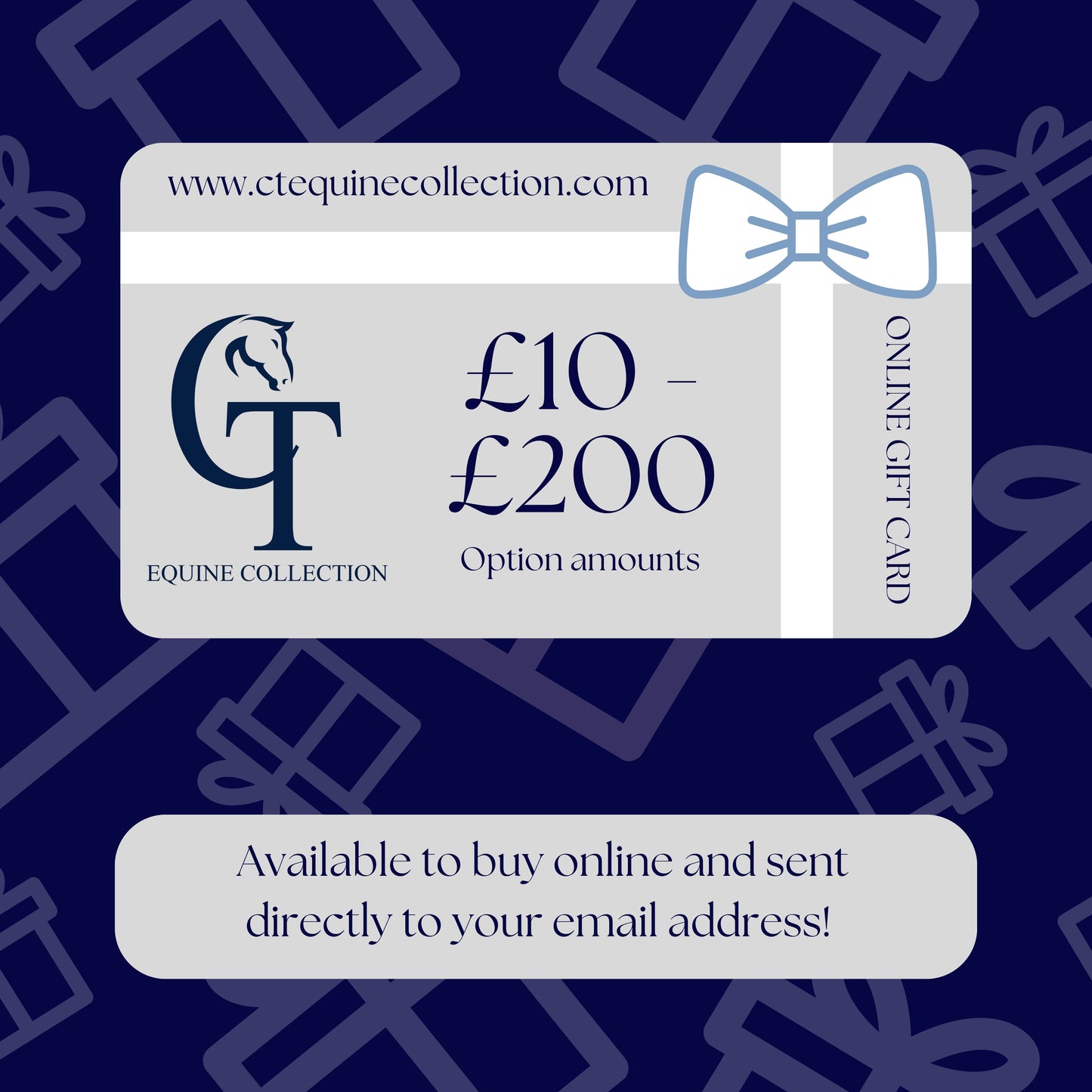 
                  
                    Gift Voucher at CT Equine
                  
                