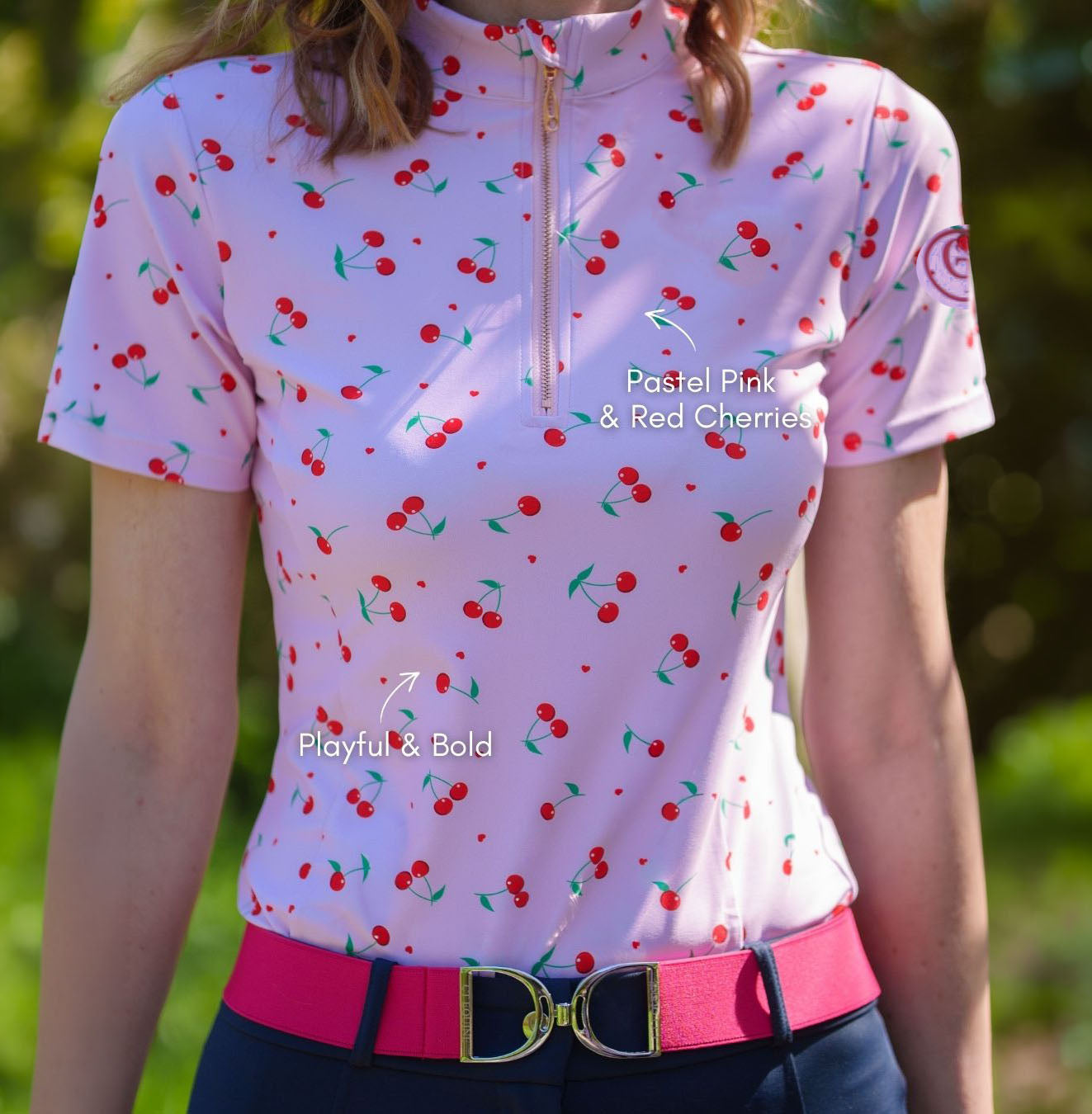 
                  
                    Cherry Pop Print Base Layer - Pink
                  
                