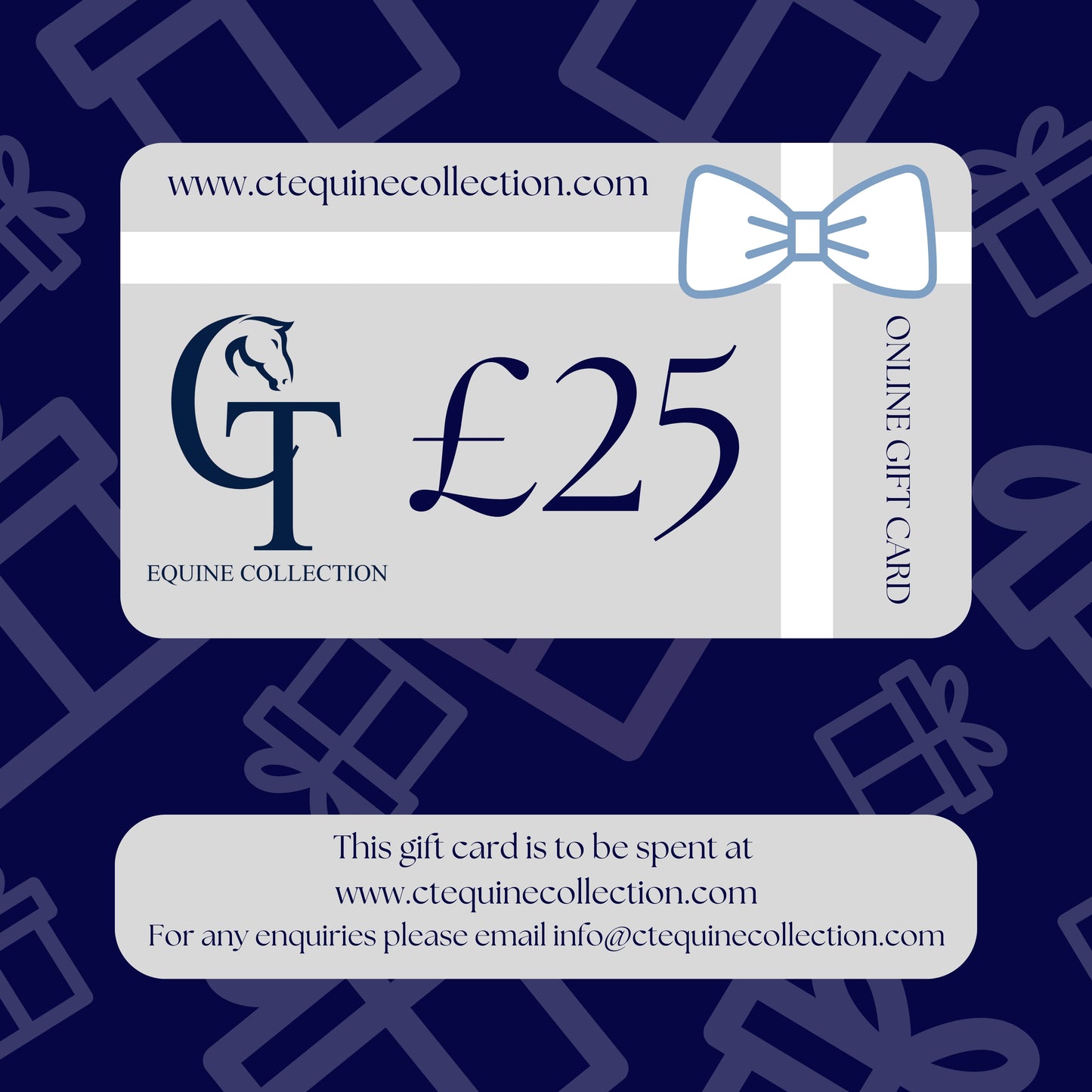
                  
                    Gift Voucher at CT Equine
                  
                