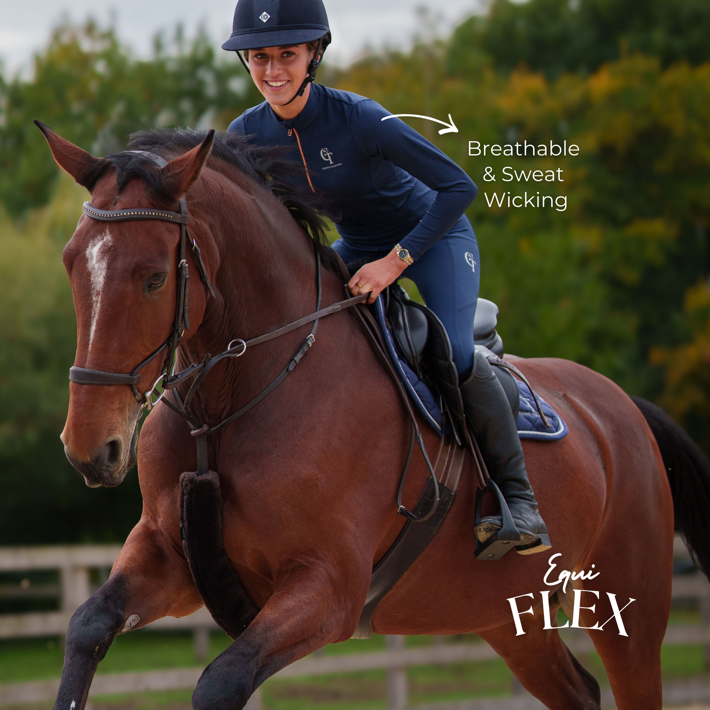 
                  
                    Young Rider Base Layer Long Sleeve-Navy
                  
                