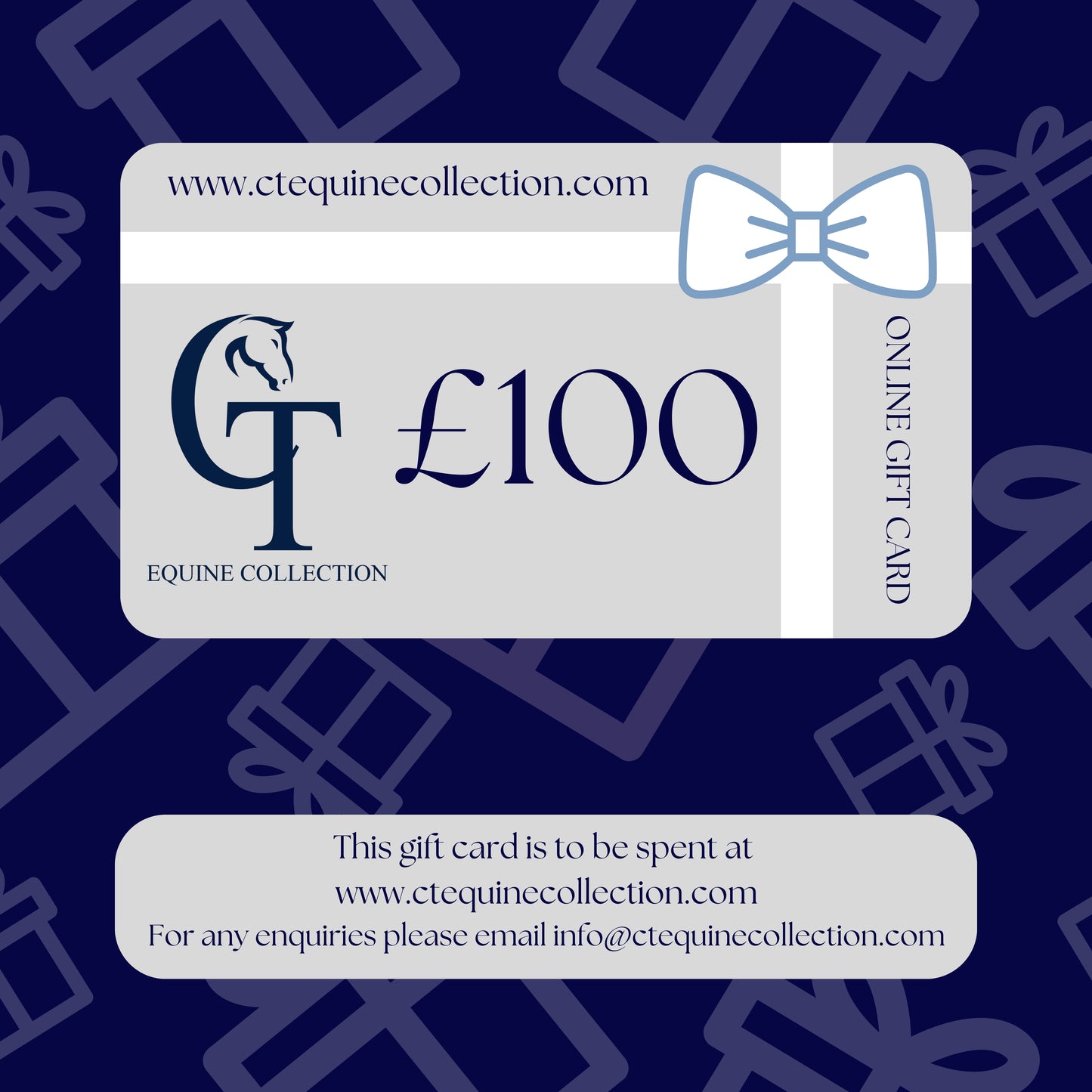 
                  
                    Gift Voucher at CT Equine
                  
                