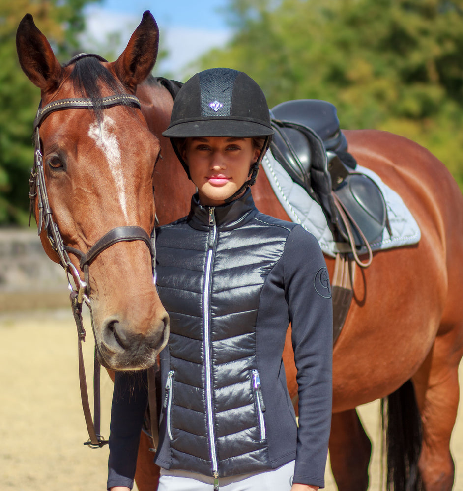 
                  
                    Quilted Hybrid Equine Jacket- Black
                  
                