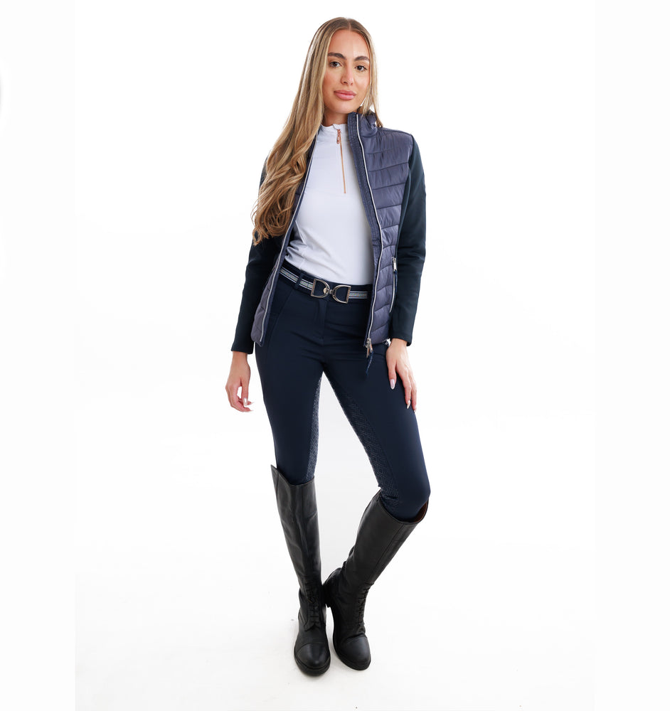 
                  
                    Quilted Hybrid Equine Jacket-  Navy
                  
                