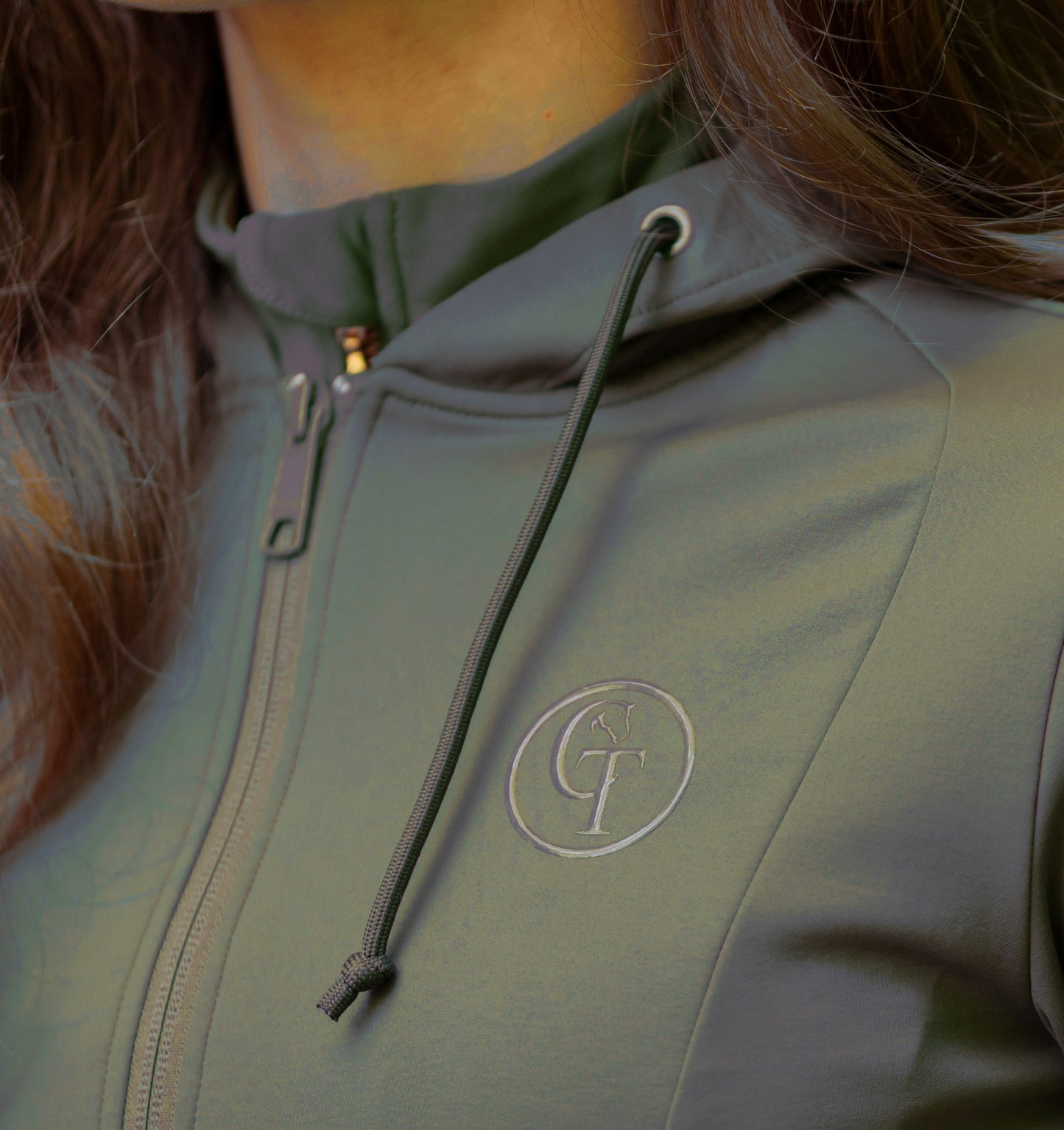 
                  
                    Sculpture fleece lined Zip Up  - Khaki
                  
                