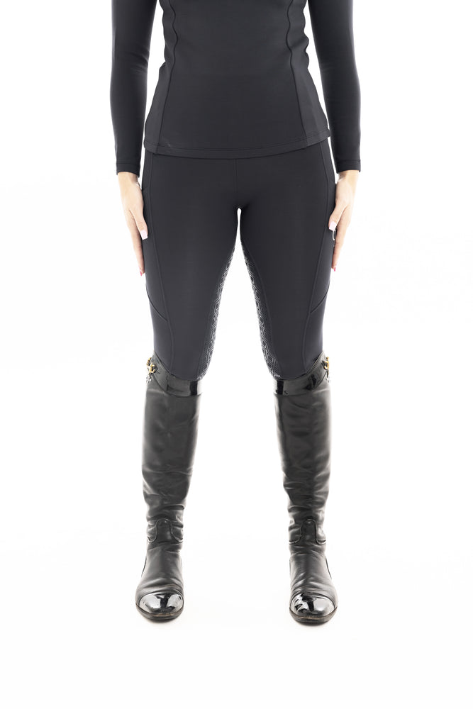 
                  
                    Young Rider -  Winter Thermal Riding Leggings - Black
                  
                