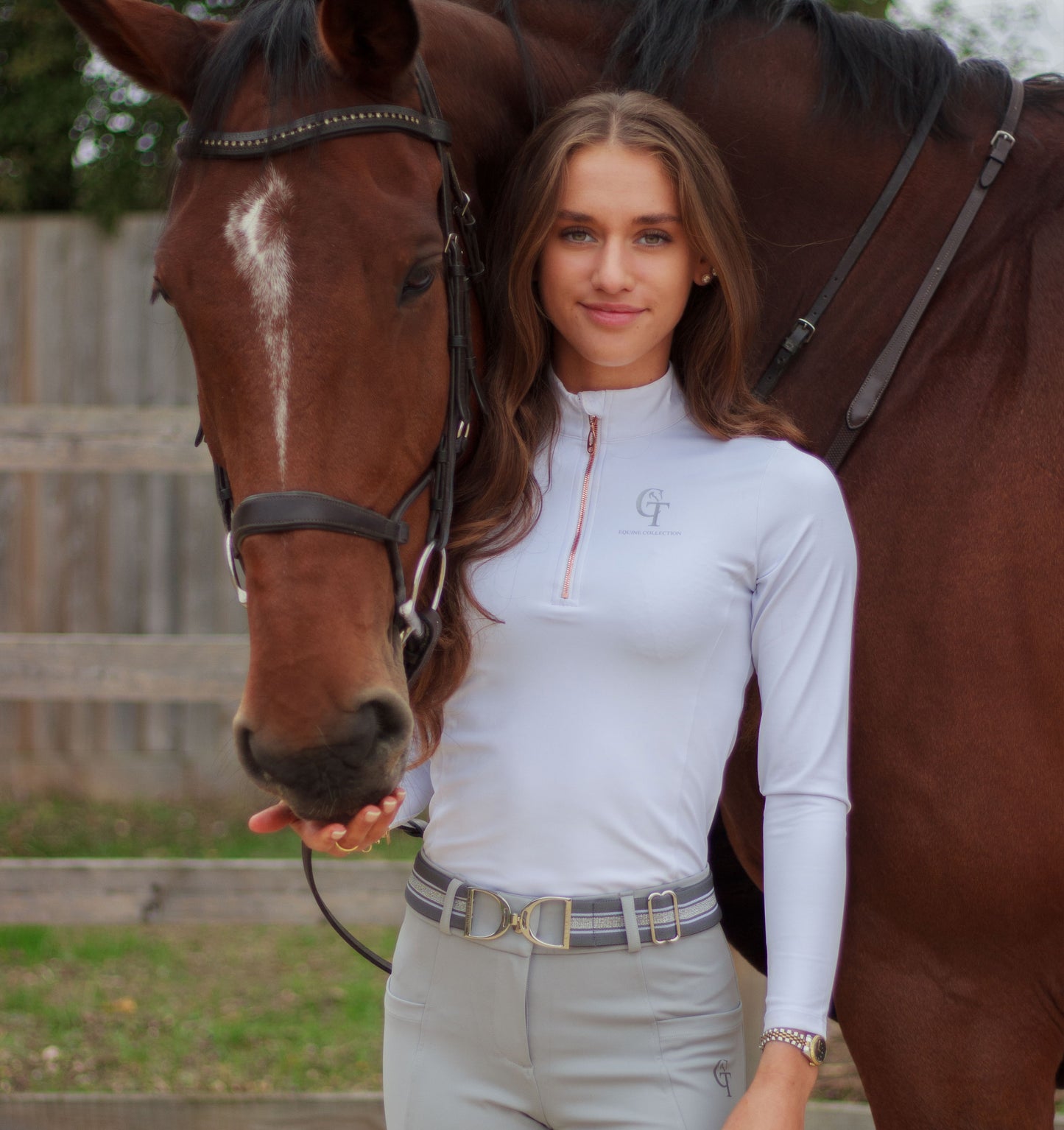 
                  
                    Stirrup Belt adjustable - Glitter Grey Stripe
                  
                
