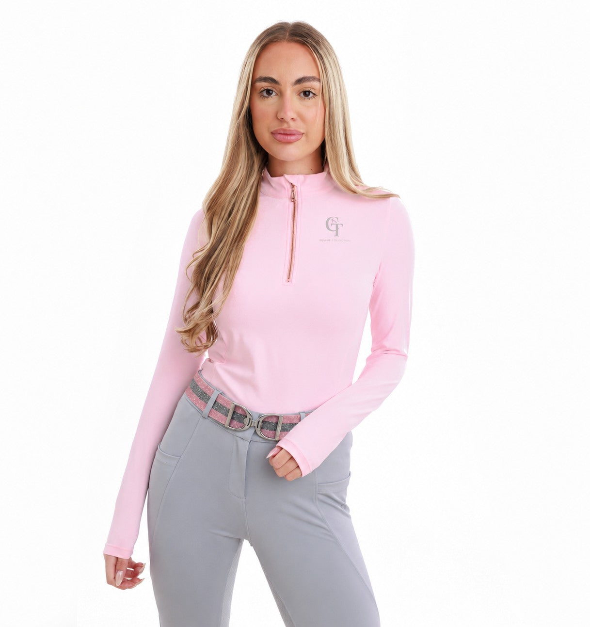 
                  
                    Stirrup Belt adjustable - Pink Grey Glitter
                  
                