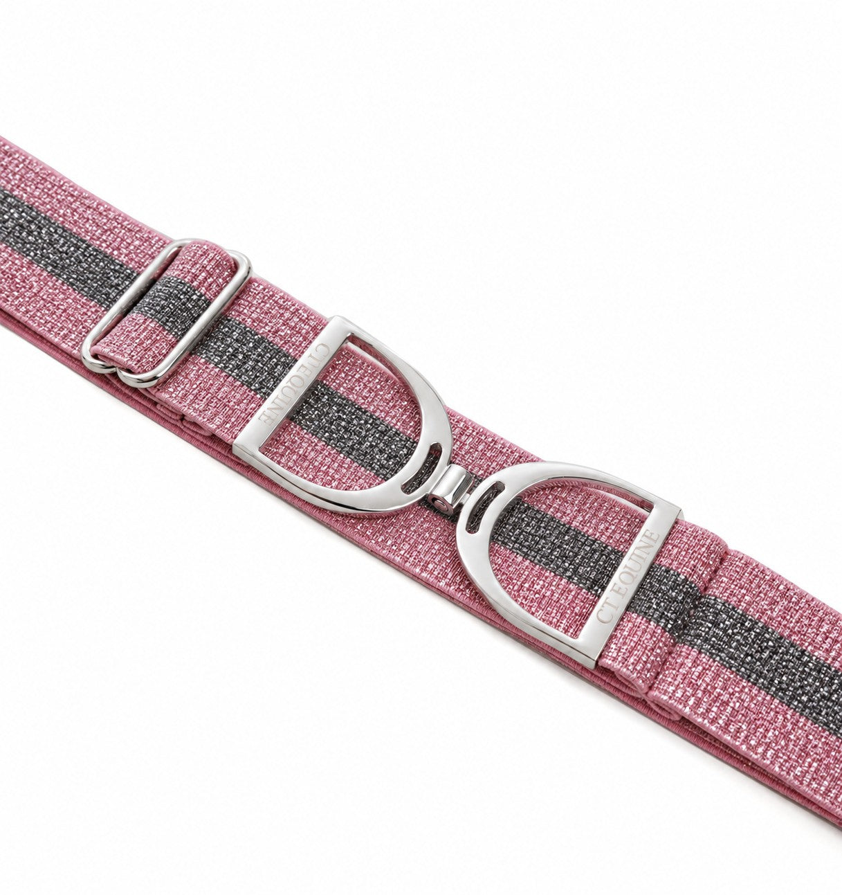 
                  
                    Stirrup Belt adjustable - Pink Grey Glitter
                  
                