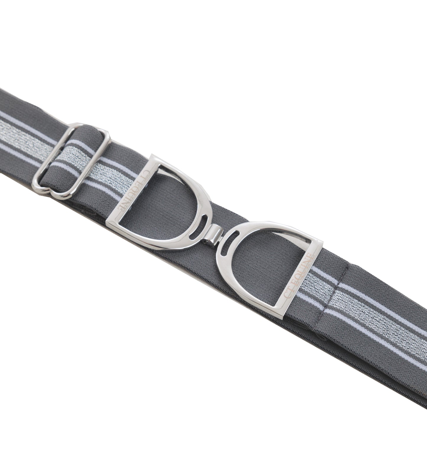 
                  
                    Stirrup Belt adjustable - Glitter Grey Stripe
                  
                