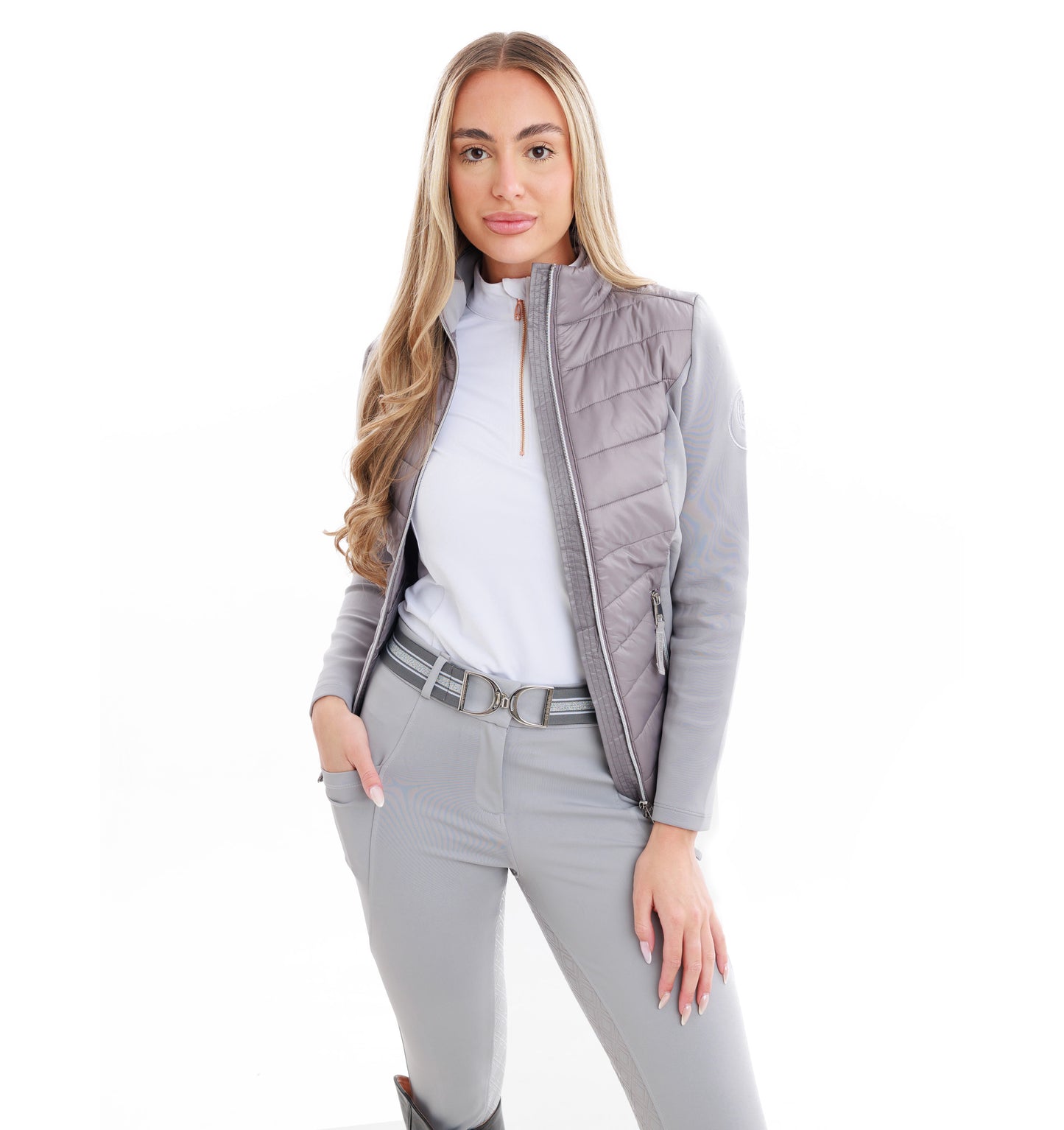 
                  
                    Stirrup Belt adjustable - Glitter Grey Stripe
                  
                