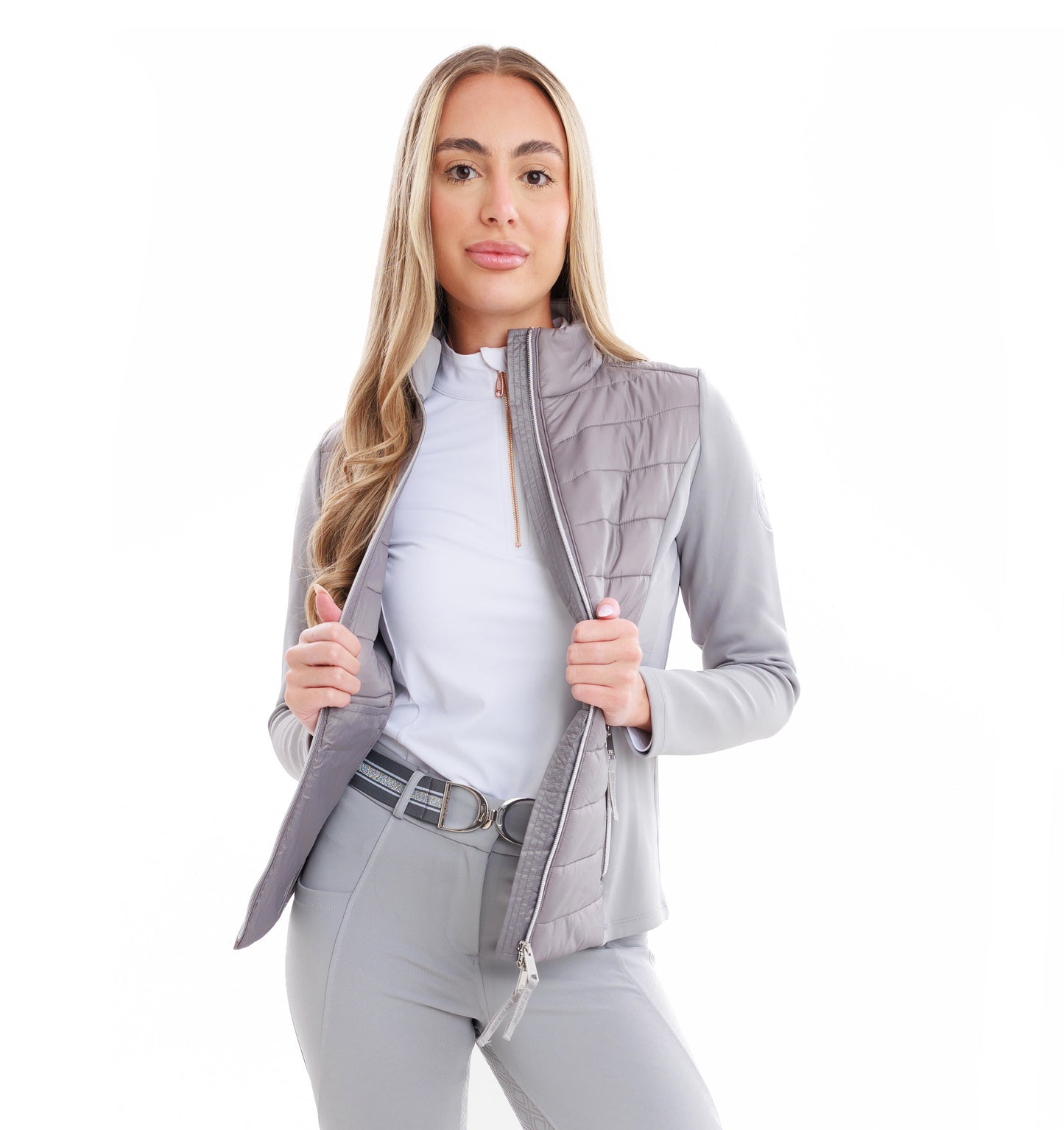 
                  
                    Stirrup Belt adjustable - Glitter Grey Stripe
                  
                