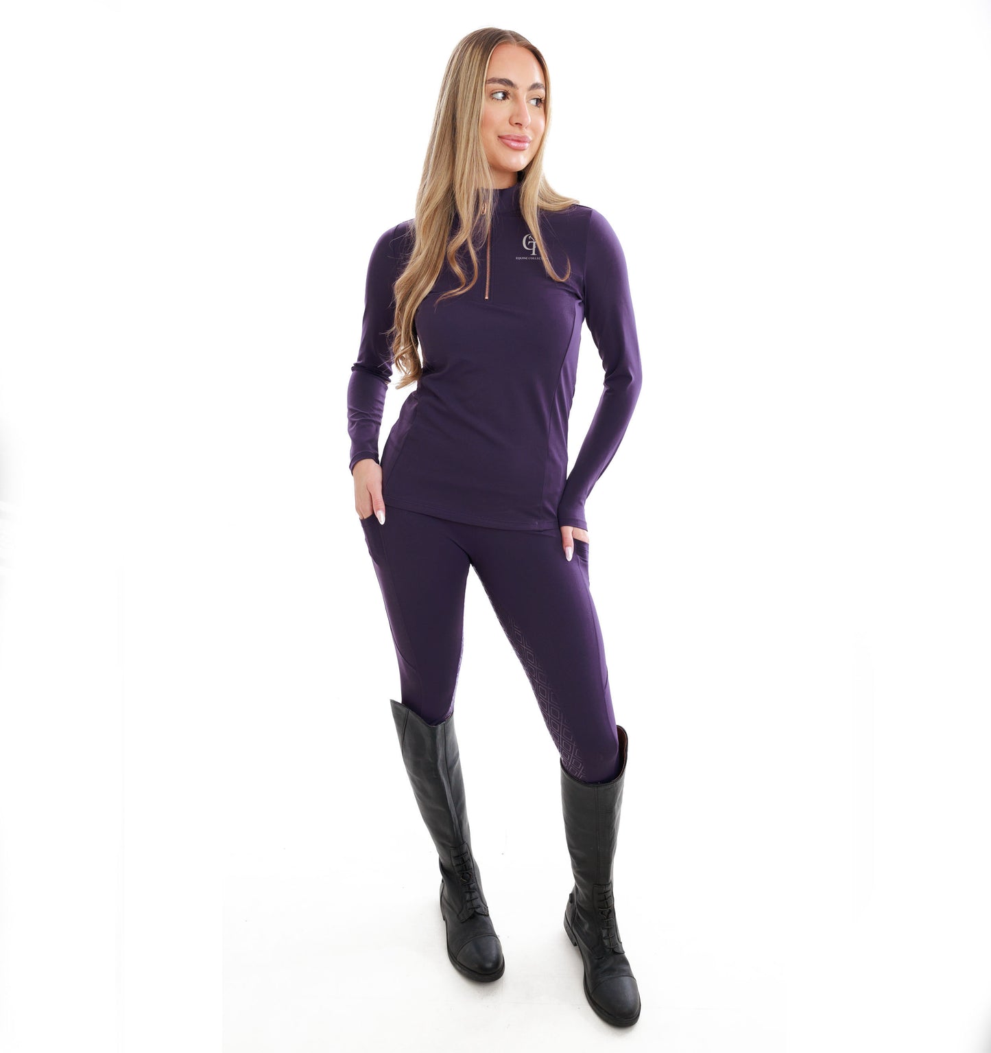 
                  
                    Horse Riding Base Layer Long Sleeve-Grape
                  
                
