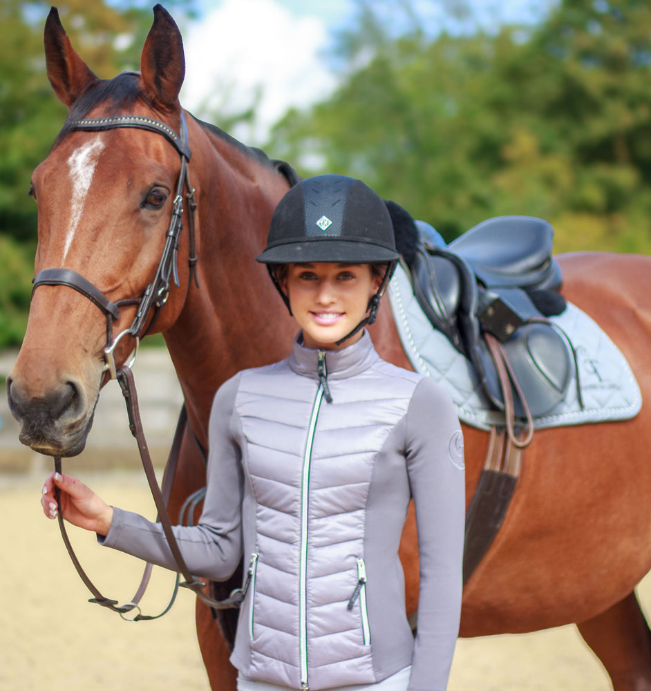 
                  
                    Quilted Hybrid Equine Jacket- Grey
                  
                