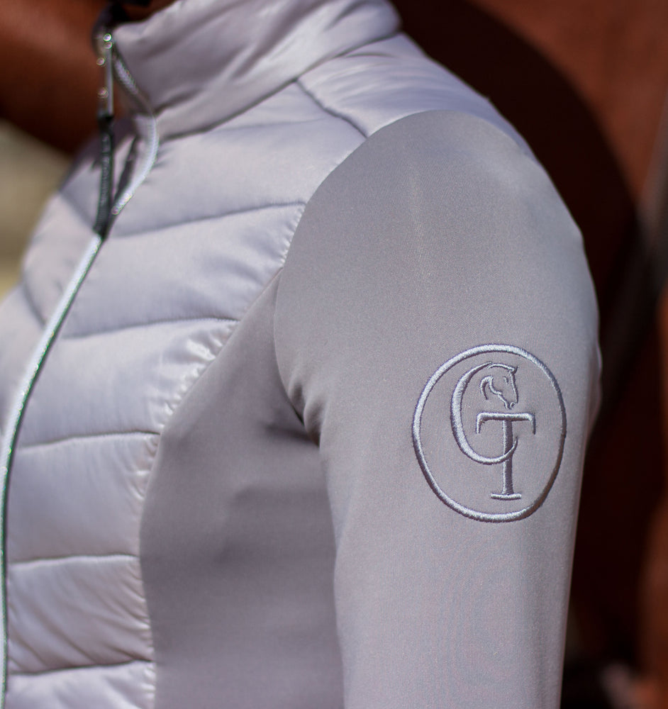 
                  
                    Quilted Hybrid Equine Jacket- Grey
                  
                