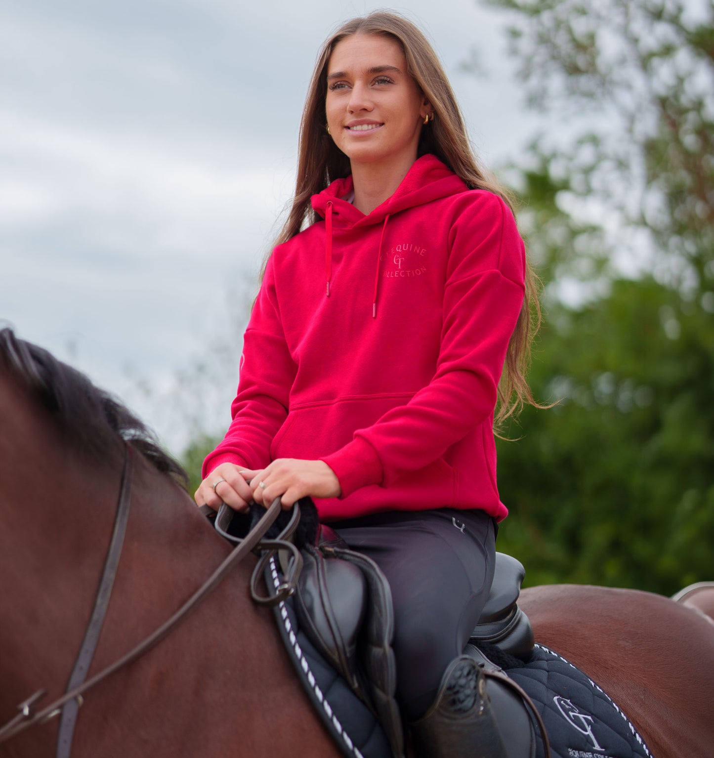 
                  
                    Equi Comfort Hoodie- Cherry Red
                  
                