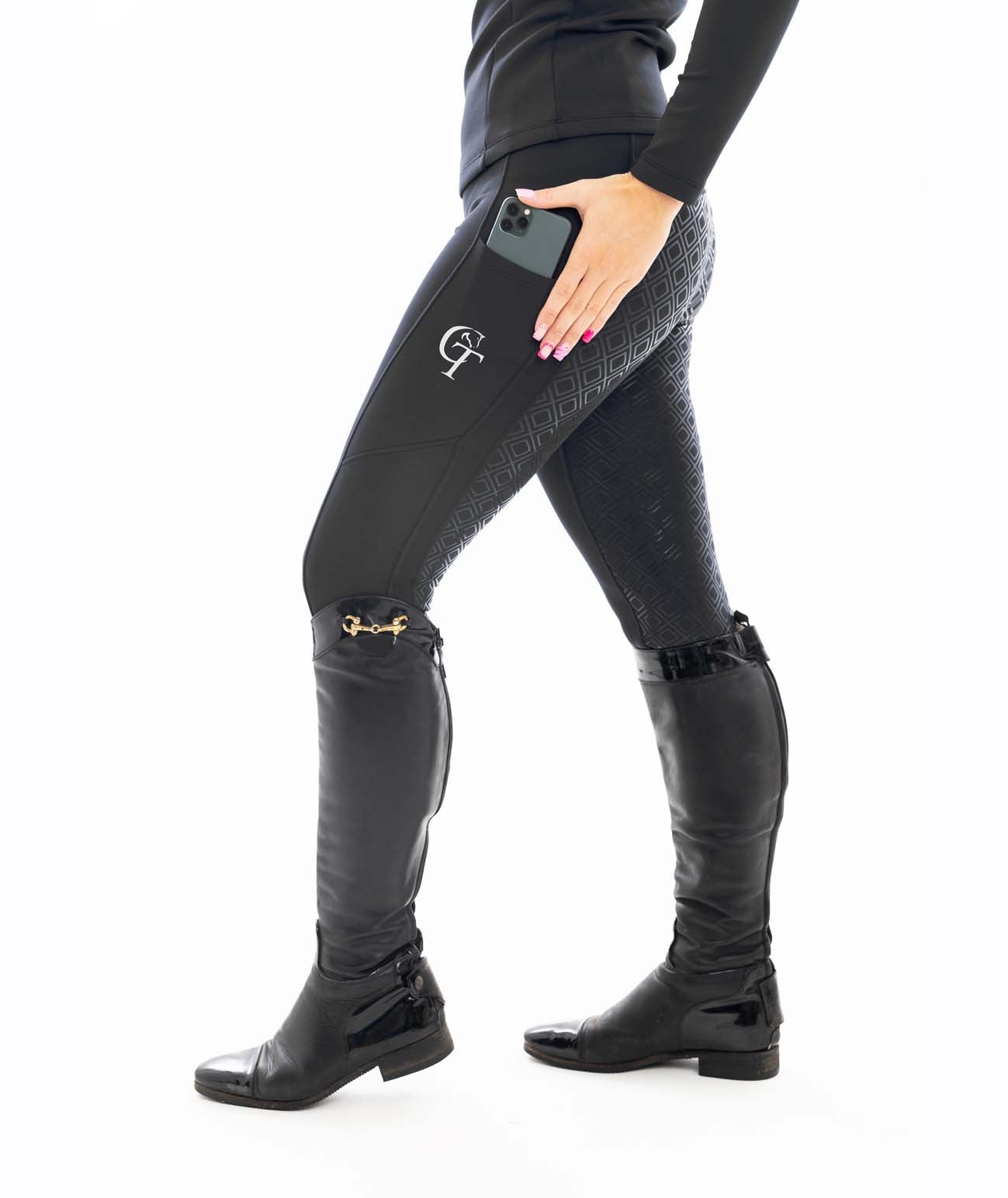 
                  
                    Young Rider -  Winter Thermal Riding Leggings - Black
                  
                