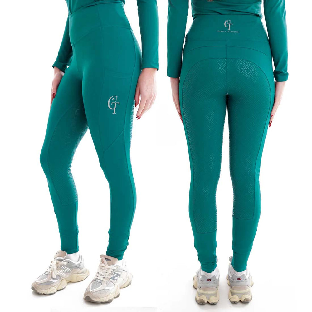 Horse Riding Leggings Full Seat-Jade