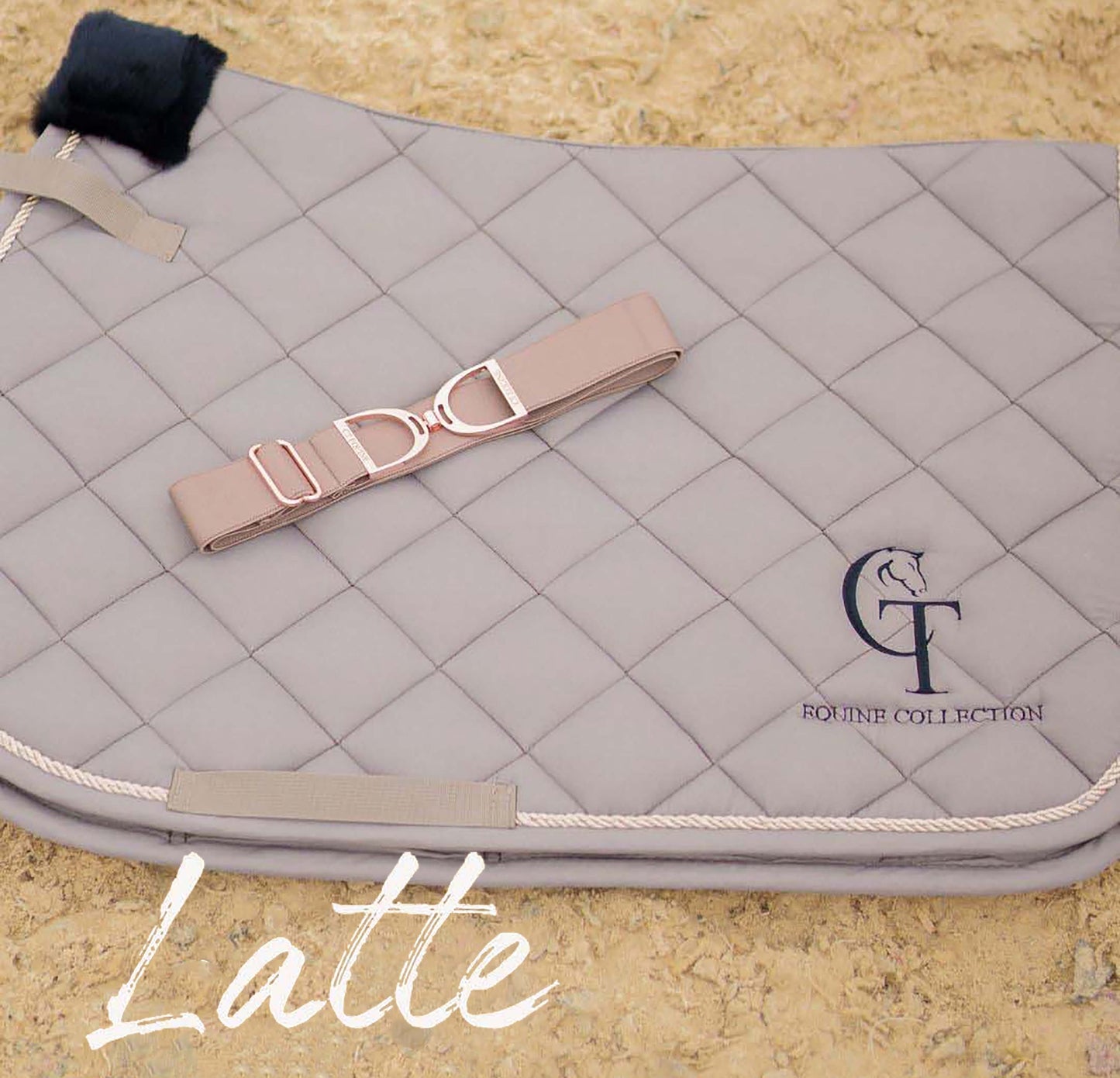 
                  
                    Latte Saddle Pad 
saddle pad, horse saddle pad, large saddle pad, 13.2h to 16h size, cotton saddle pad, affordable saddle pad, numnah, sweat wicking saddle pad, equestrian saddle pad, ct equine saddle pad, equine saddle pad, Latte saddle pad, saddle pad in Latte, beige saddle pad
                  
                