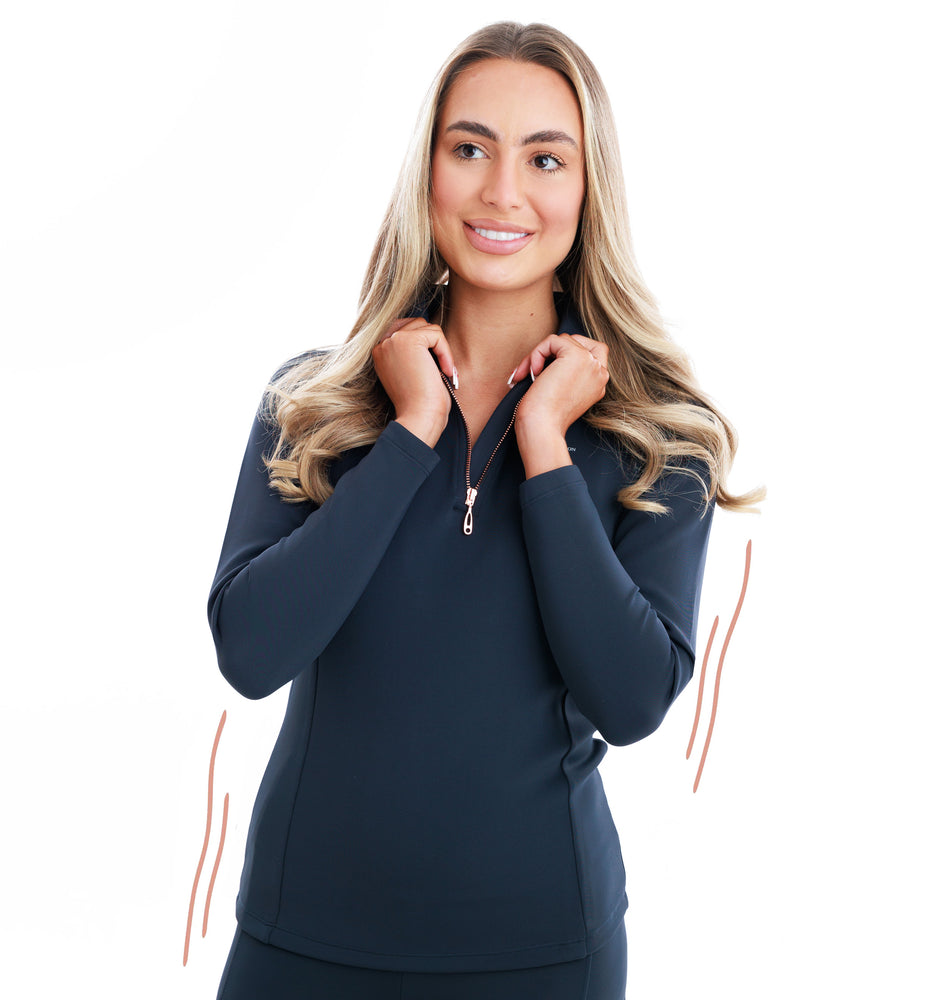 
                  
                    Winter Thermal Horse Riding Base Layer  - Navy
                  
                