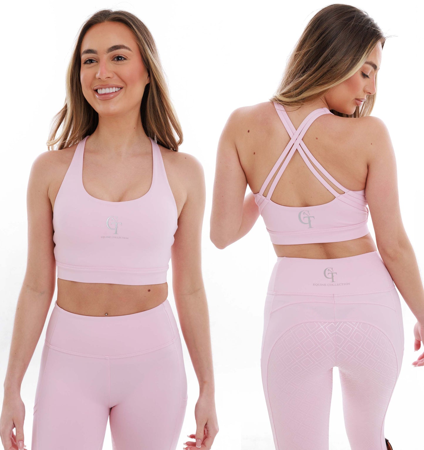 
                  
                    Young Rider Sports Bra Cross Strap - Pastel Pink
                  
                
