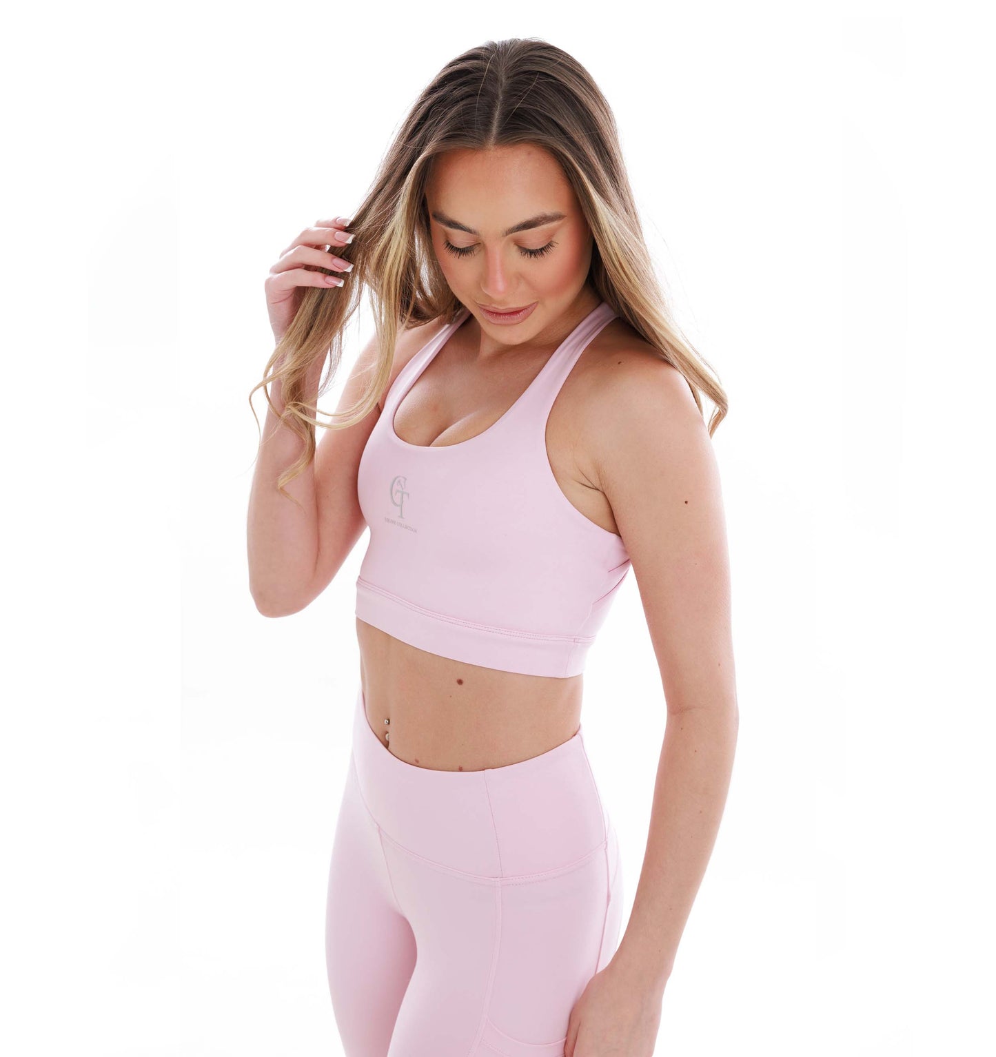 
                  
                    Young Rider Sports Bra Cross Strap - Pastel Pink
                  
                