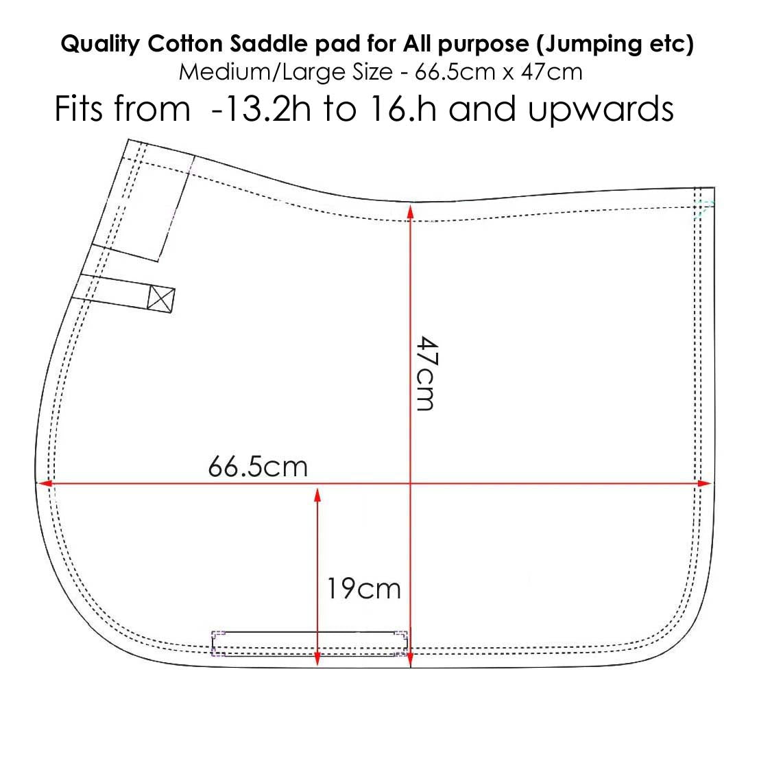 
                  
                    Saddle Pad - General Purpose  - Forest
                  
                