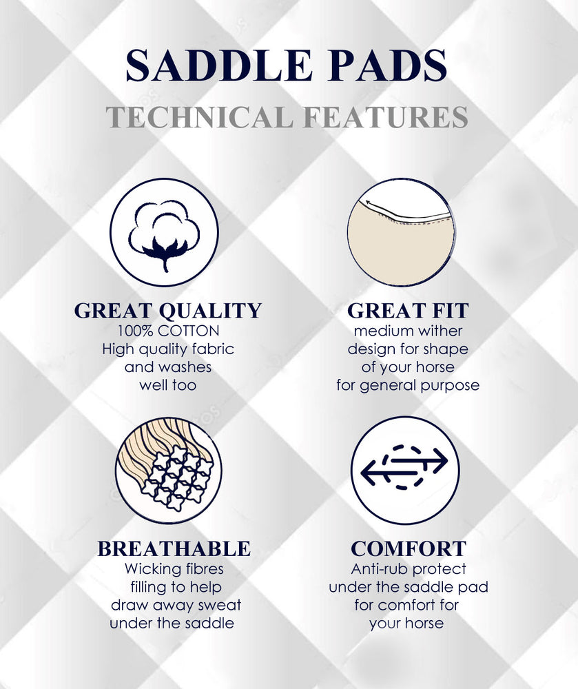 
                  
                    Saddle Pad - General Purpose - White
                  
                