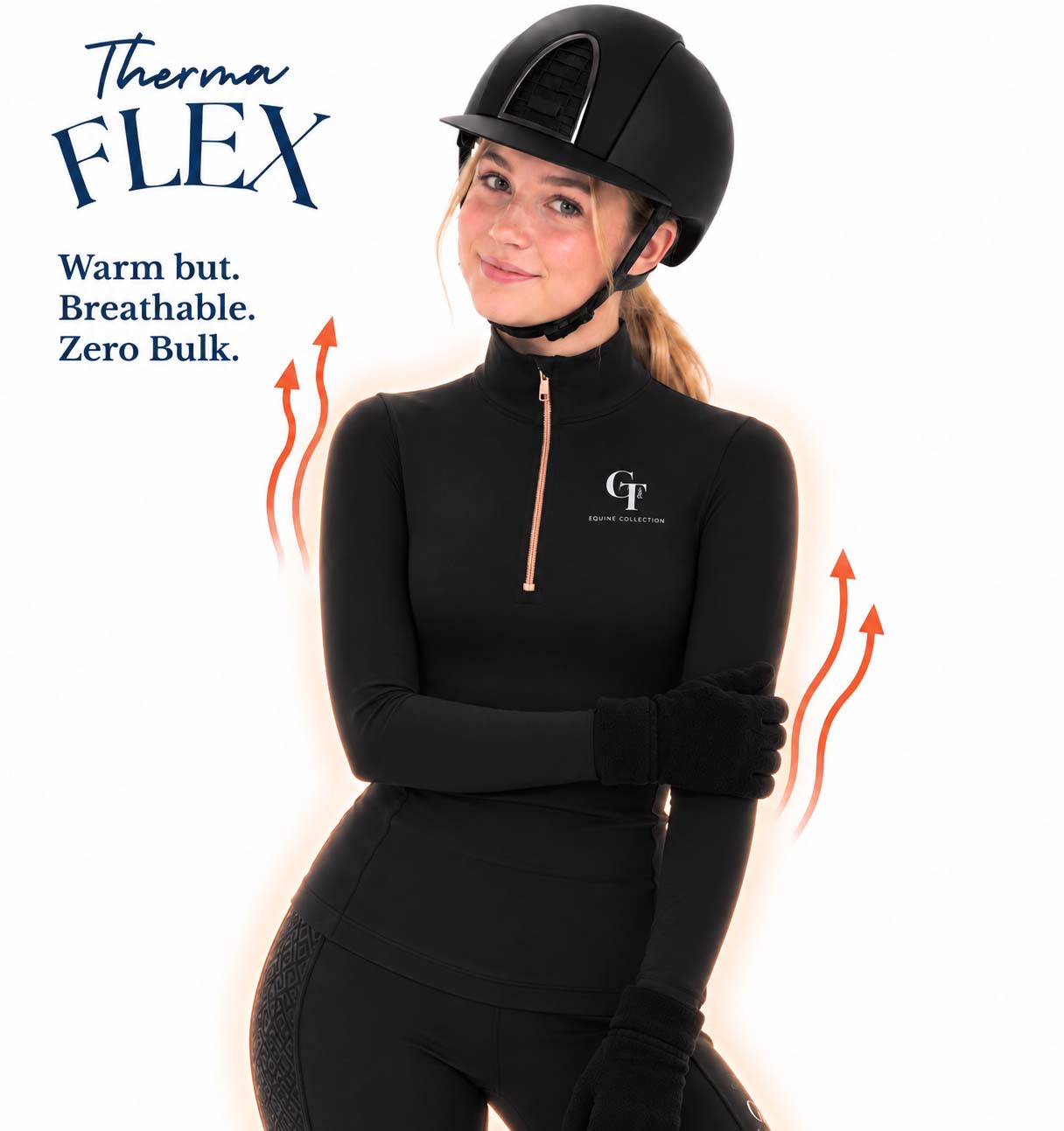 
                  
                    Young Rider / Winter Thermal Horse Riding Base Layer - Black
                  
                