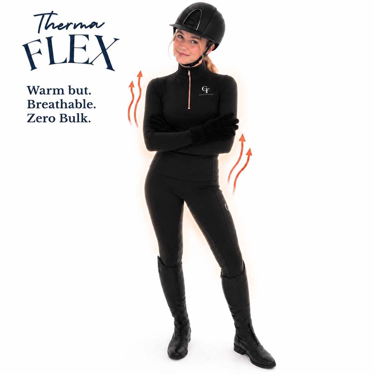 
                  
                    Young Rider -  Winter Thermal Riding Leggings - Black
                  
                