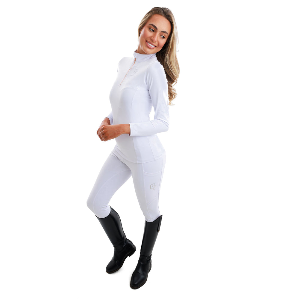 
                  
                    Horse Riding Leggings Competition Full Seat-White
                  
                
