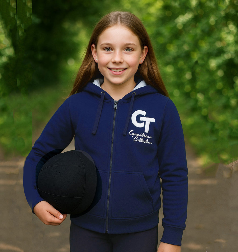 
                  
                    Young Rider - Sherpa Lined Hoodie -Navy
                  
                