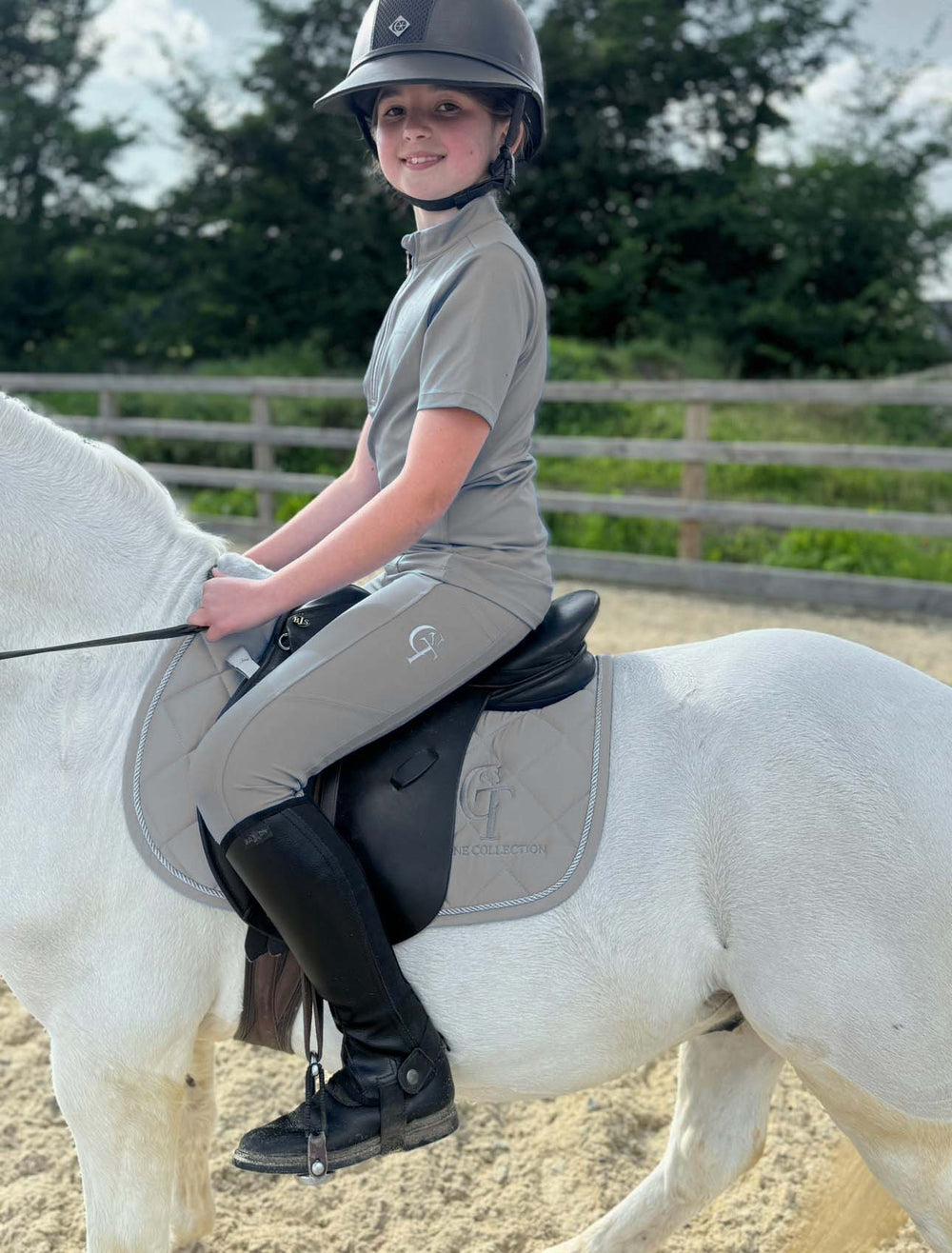 Saddle Pad Pony - General Purpose- Grey
