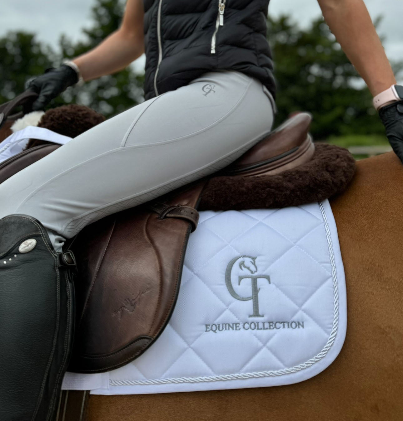 
                  
                    White Saddle Pad 
Compeition white Saddle Pad 
saddle pad, horse saddle pad, large saddle pad, 13.2h to 16h size, cotton saddle pad, affordable saddle pad, numnah, sweat wicking saddle pad, equestrian saddle pad, ct equine saddle pad, equine saddle pad, white saddle pad, saddle pad in white, Saddle Pad white, full size white saddle pad, equine competion saddle pad, dressage white saddle pad, horse riding white saddle pad, equestrian white saddle pad
                  
                