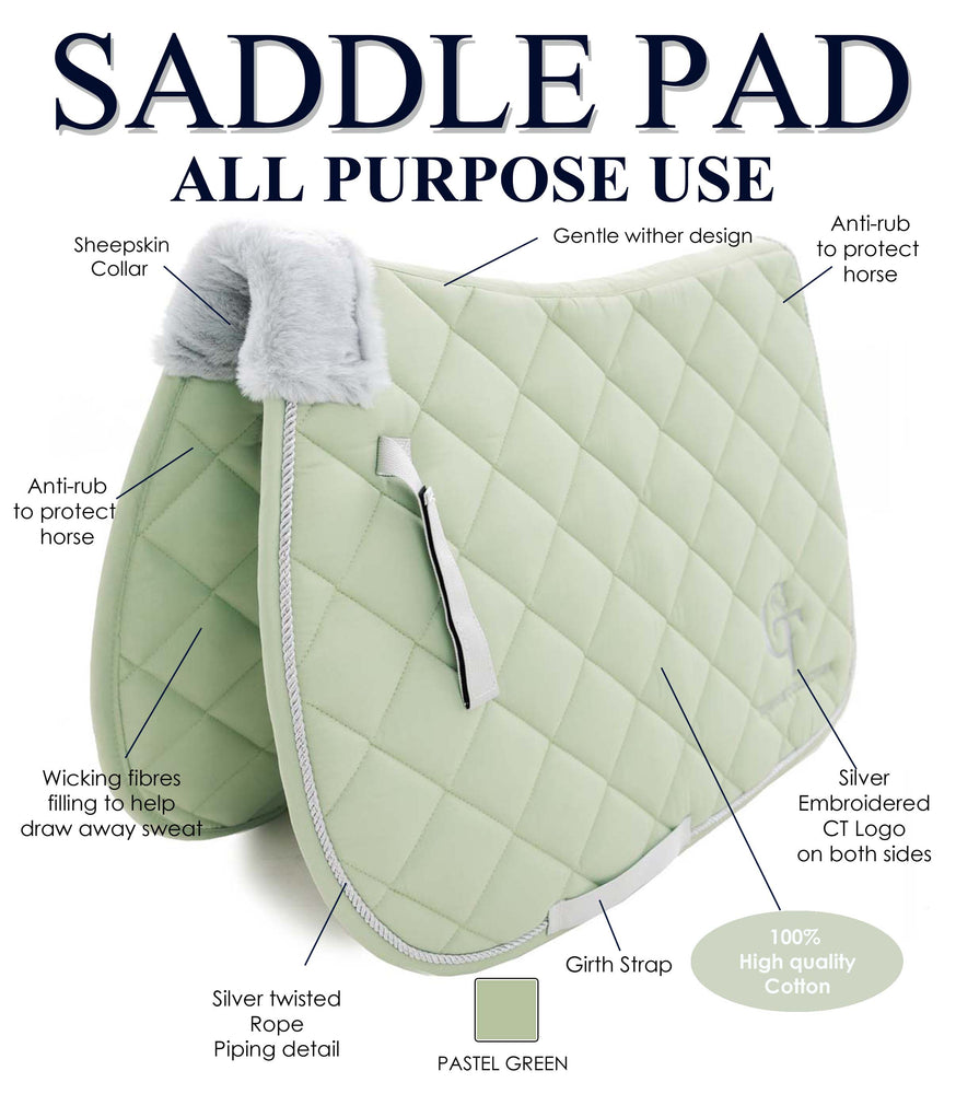 
                  
                    Saddle Pad - General Purpose - Pastel Green
                  
                