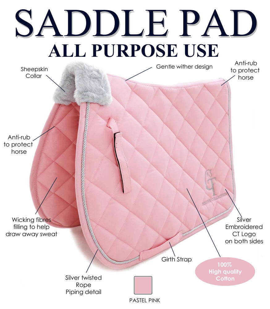 
                  
                    Saddle Pad - General Purpose - Pastel Pink
                  
                