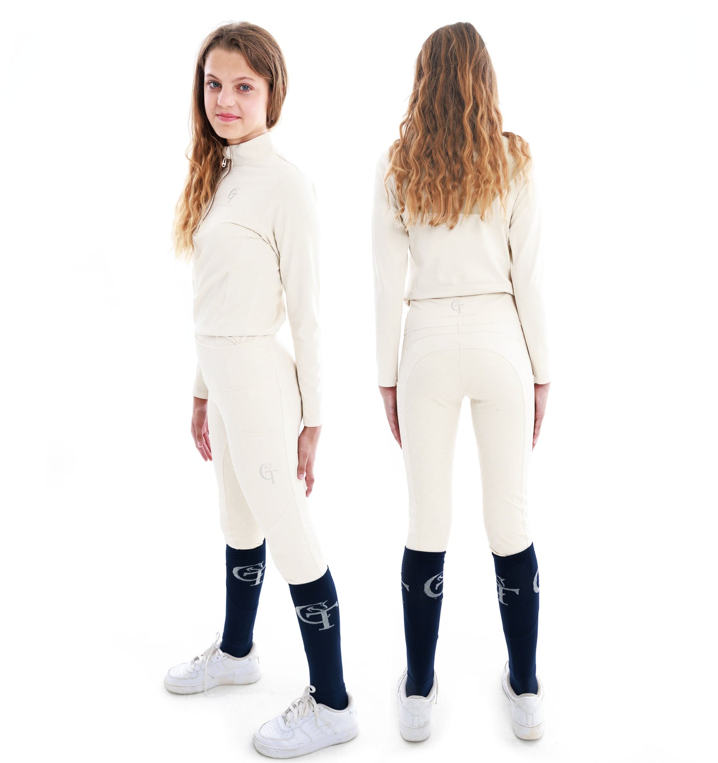 
                  
                    Young Rider Horse Riding Leggings-Off white/ cream
                  
                