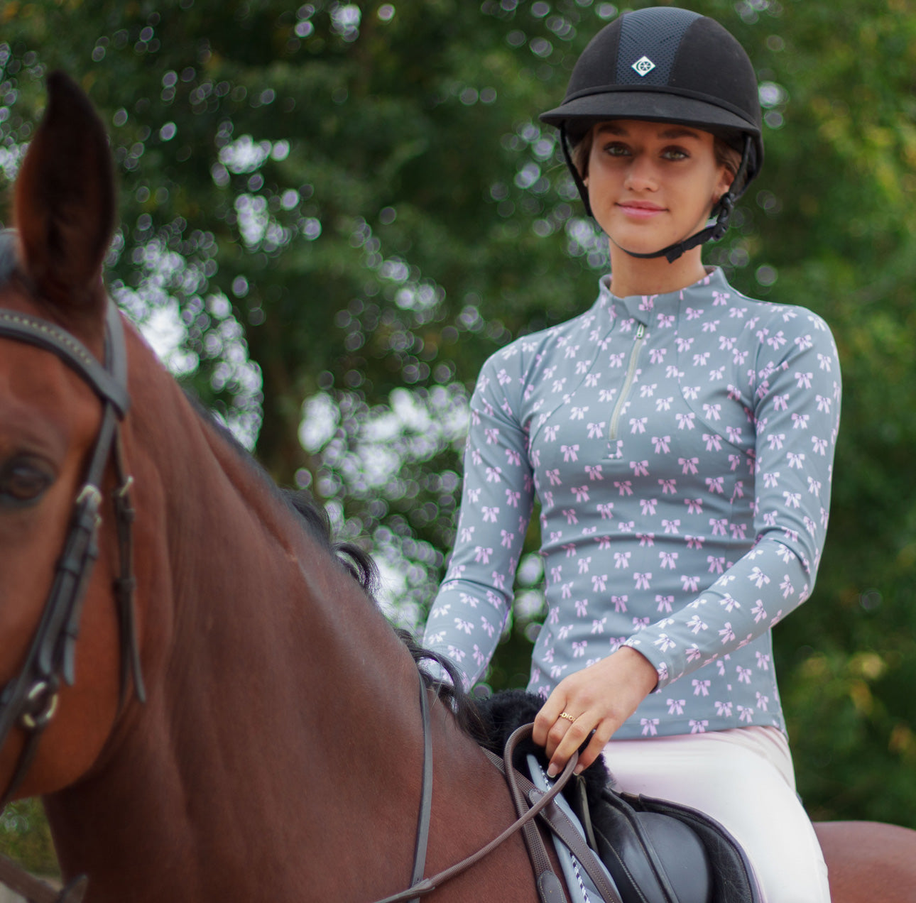 
                  
                    equestrian base layer, pretty base layer, horse riding base layer, CT Equine Base Layer, Long sleeve pink bows, base layer, horse riding bow base layer, horsewear, CT Equine Collection,
CT Equine pink and grey bow Base Layer, printed base layer,  printed base layer bow, horse riding bow base layer,
horse riding bow base layer, equestrian wear, equestrian bow base layer, equestrian clothes
                  
                