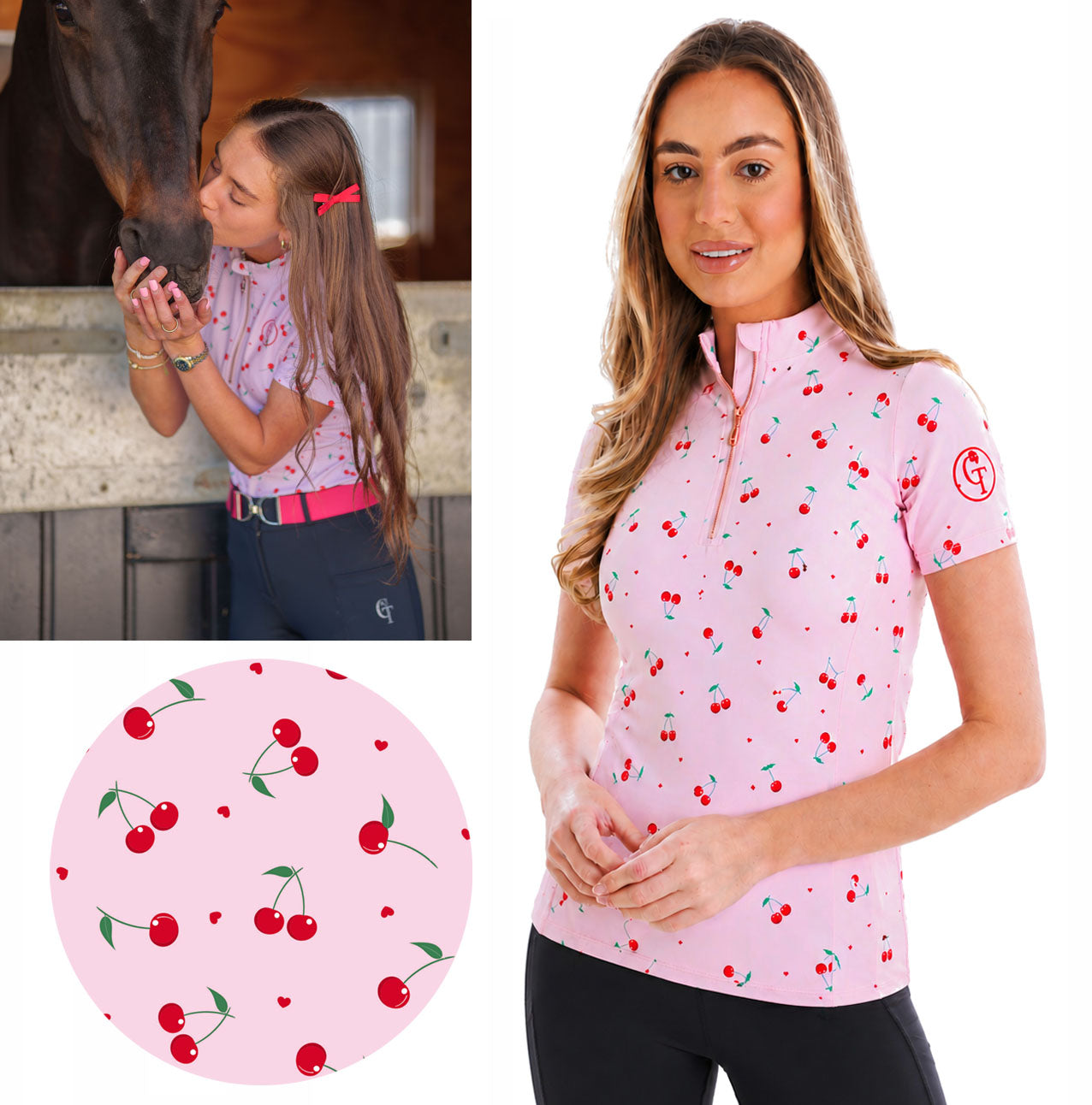 
                  
                    Cherry print base layer
equine cherry top
equine cherry print base layer
horse riding base layer 
CT Equine Base Layer
Short sleeve cherry print base layer
horse riding cherry base layer
horsewear
CT Equine Collection
CT Equine cherry Base Layer
                  
                