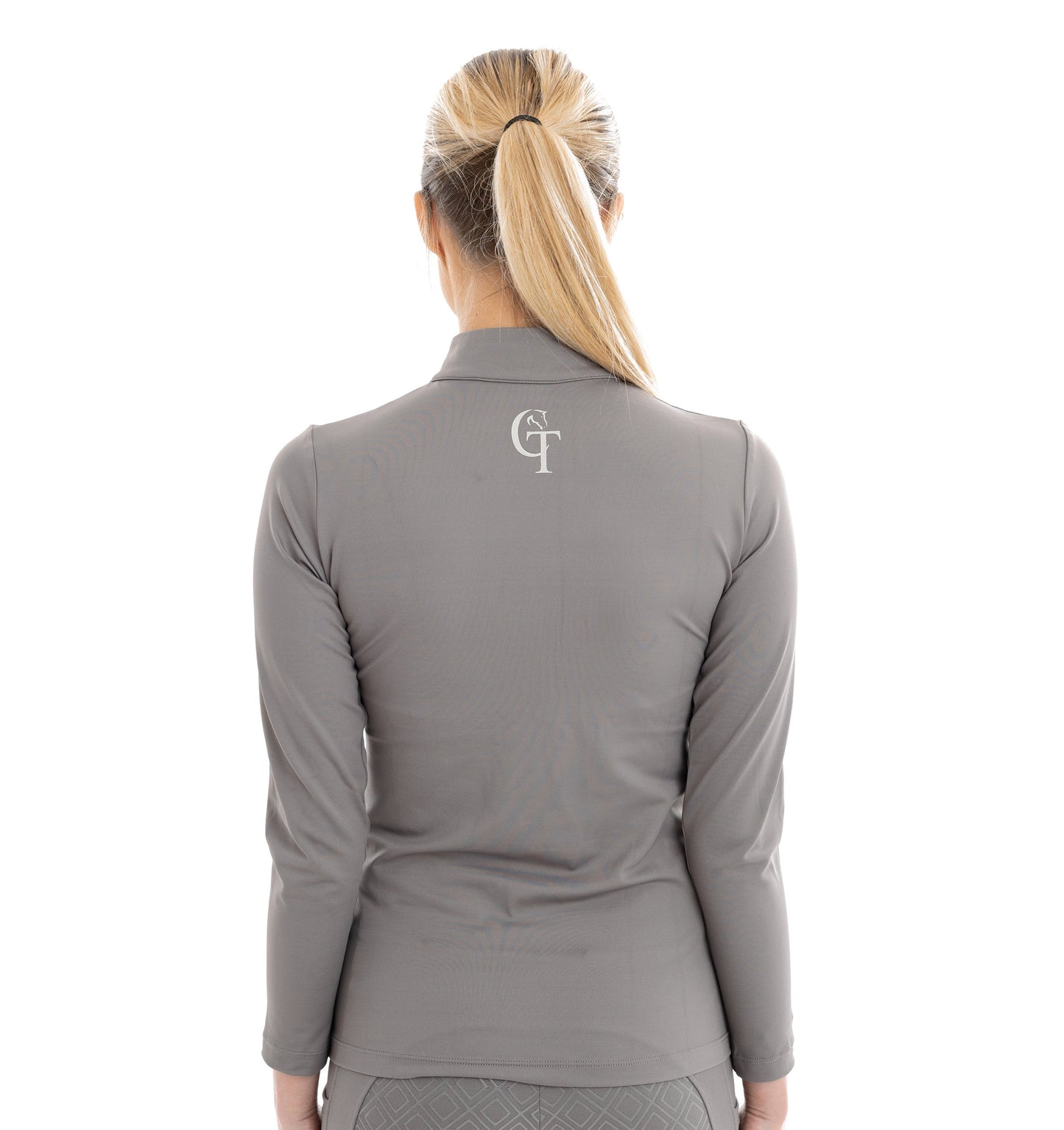 Grey Riding Base Layer Women's Equestrian Base Layers | Riding Base Layer | CT Equine ...