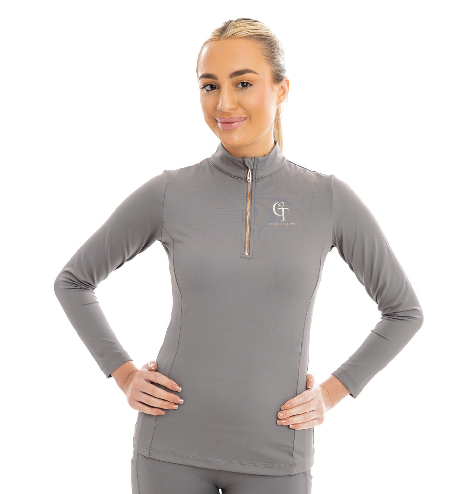 Grey Diamond Equine Base Layer front view
