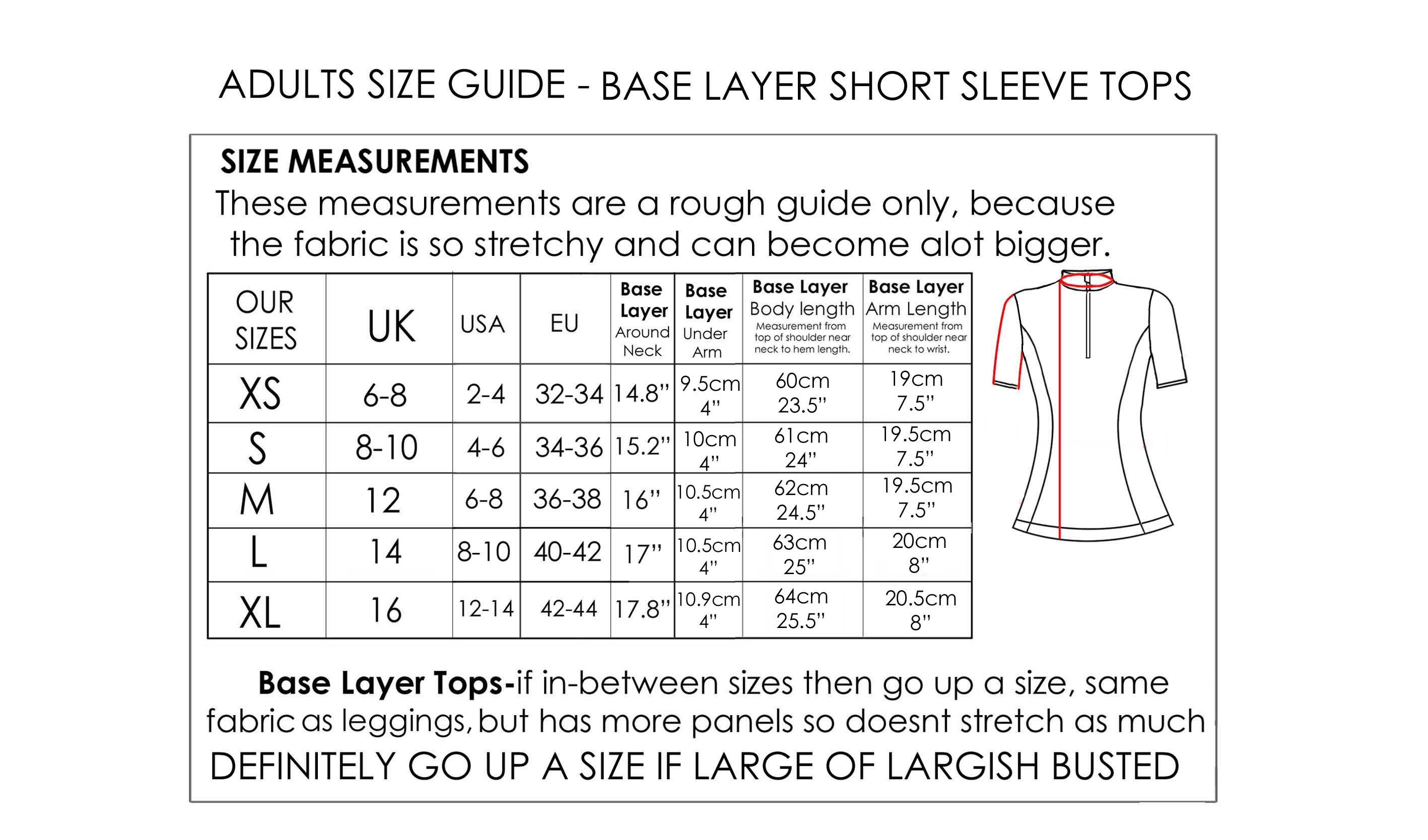 Horse Riding Base Layer Short Sleeve Competition -White