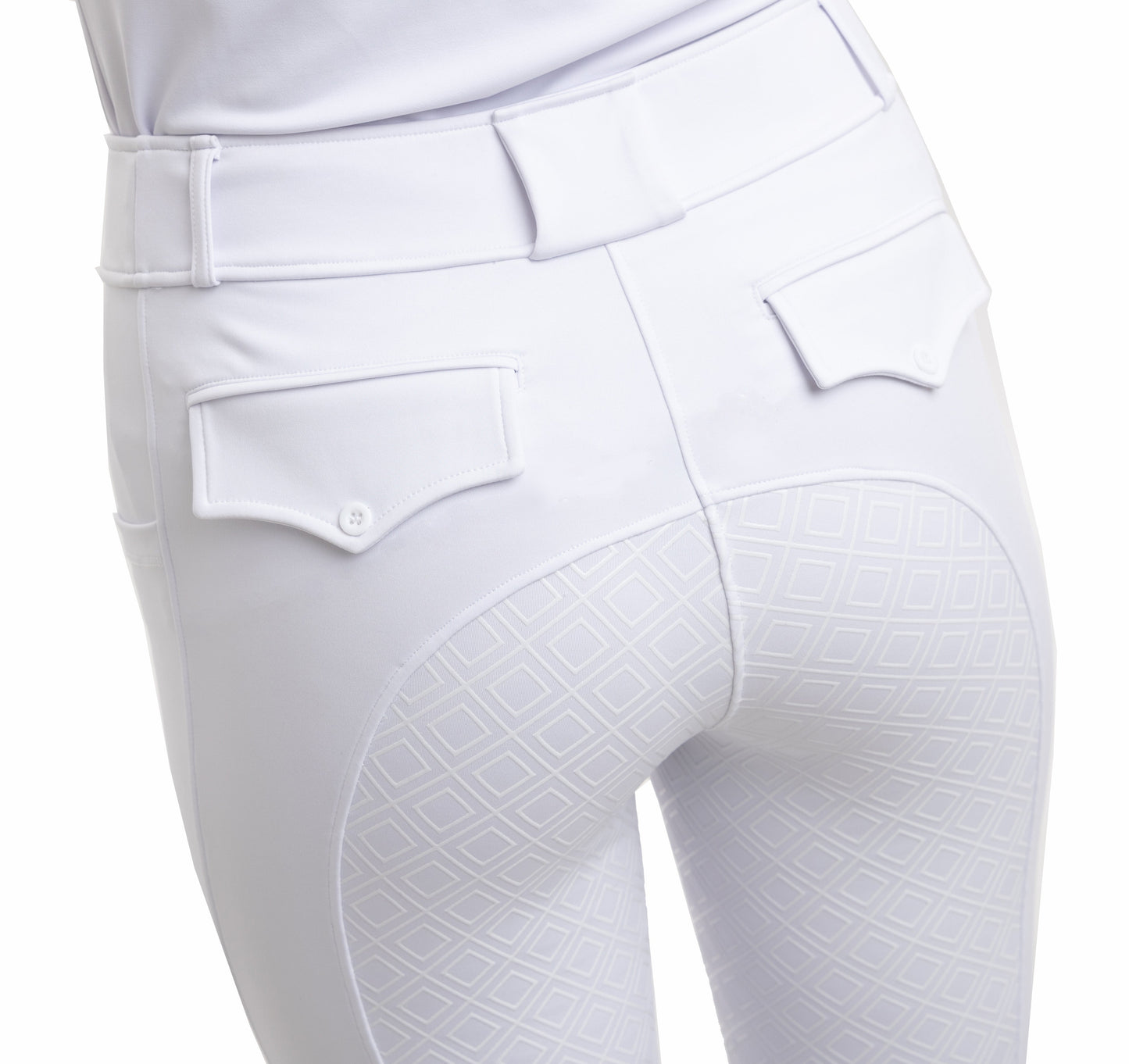 
                  
                    Breeches Competition Horse Riding- Full Seat-White
                  
                