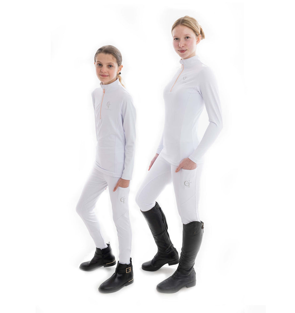 
                  
                    White Diamond Equine Competition Base Layer front full pose
                  
                