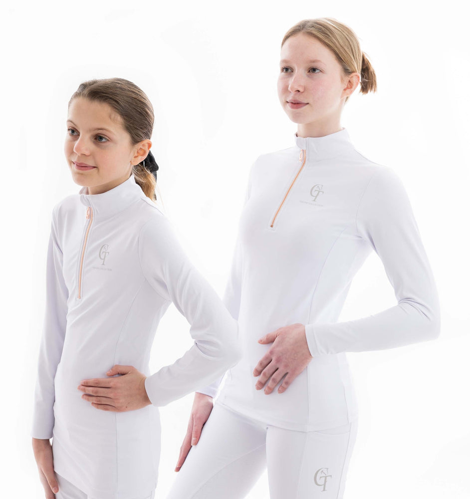 
                  
                    White Diamond Equine Competition Base Layer side pose
                  
                